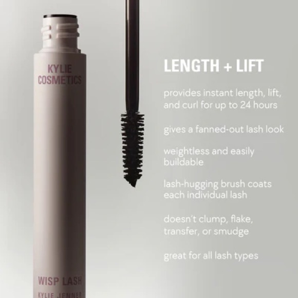 BNIP Kylie Cosmetics Mini Wisp Lash Mascara - Black - Picture 4 of 10